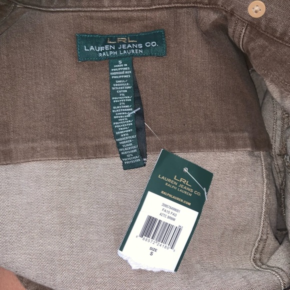 Ralph Lauren Brown Denim Jacket - Picture 3 of 3